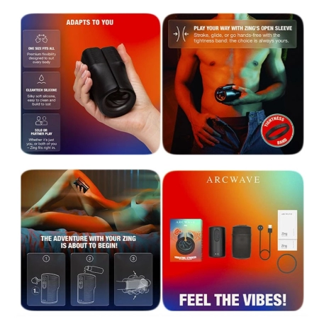 Masturbateur pour homme - Arcwave Zing