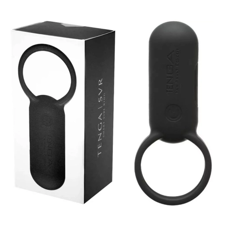 Anello fallico vibrante - Tenga SVR (nero)