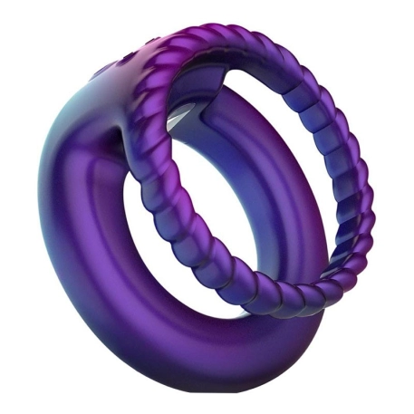 Doppio anello vibrante per il pene Hueman Jupiter