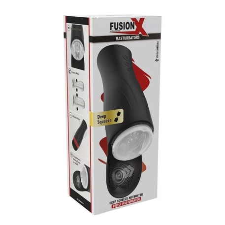 Masturbatore e stimolatore dei testicoli Hidden Desire Deep Squeeze Nutbuste