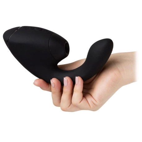 Womanizer NEXT DUO (Nero) - Stimolatore clitorideo e vaginale