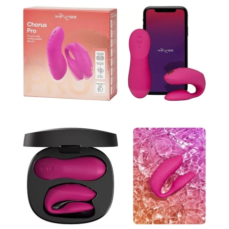 Vibromasseur pour couple - We-Vibe Chorus Pro (Rose)