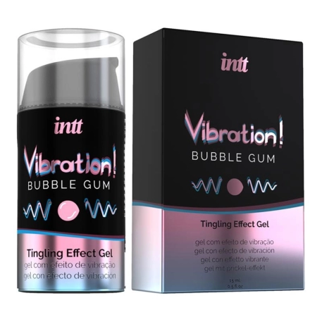 Gel amplificateur d'orgasme Intt Vibration! Bubble Gum - 15 ml