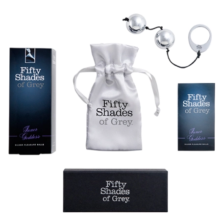 Silver Metall Liebeskugeln - 50 Shades of Grey