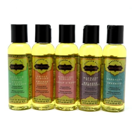 Massage therapy kit (5 massage oils) - Kamasutra Tranquility