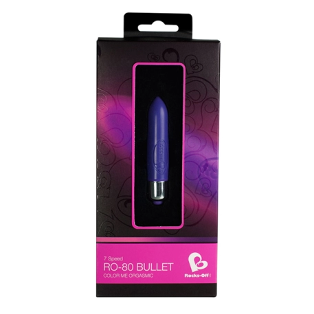 Mini Taschanvibrator mit wechselnden Farben - Rocks-Off - RO-80mm