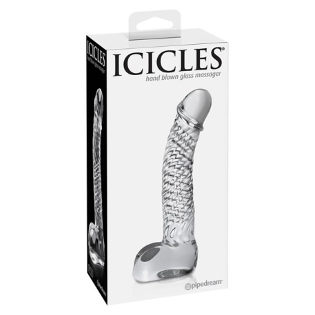 Godemichet réaliste en verre – Icicles N°61
