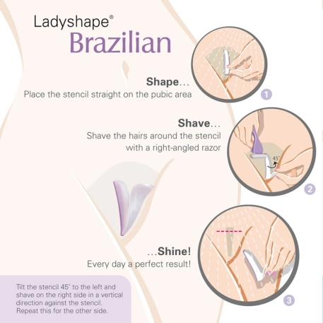 Bikini brasiliano - Sagoma di depilazione