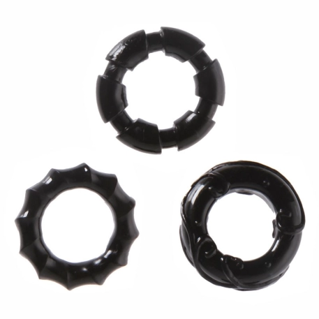 Cockring Stretchy Set 3pces - Malesation