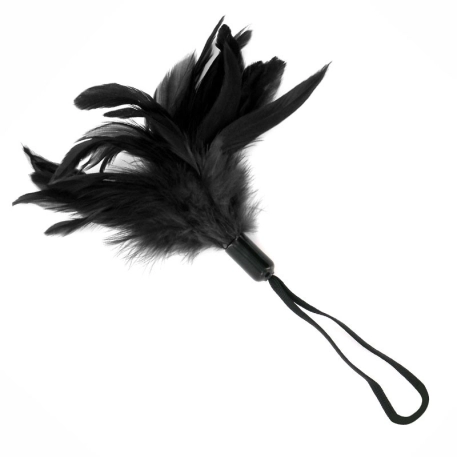 Plumes BDSM à chatouiller Pleasure Feather Noir - Sportsheets