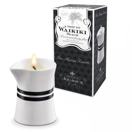 Bougie de massage Waikiki coconut & pineapple - Petits Joujoux