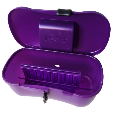 Boîte de rangement hygiénique pour sex toys - Joyboxx violet