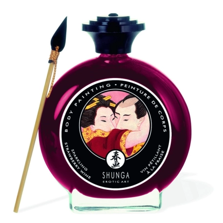 Shunga Body Painting - Erdbeere & Champagner
