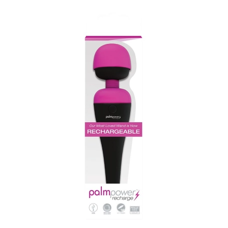Wiederaufladbarer Zauberstab Vibrator Palm Power (pink) - Power Bullet