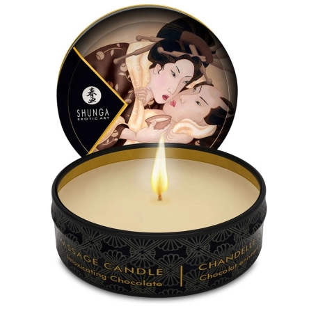 Parfümierte Massagekerze Shunga - Excitation Chocolat