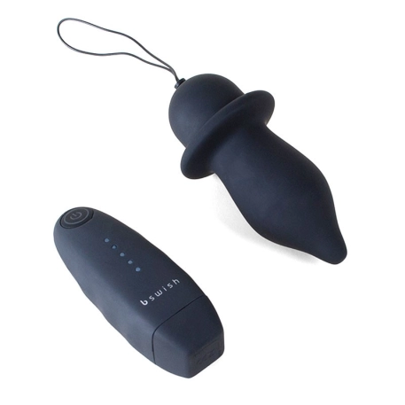 Vibrating Butt Plug Bfilled Classic Unleashed black - Bswish