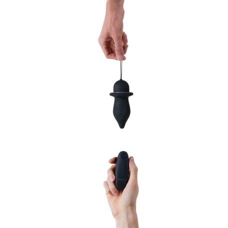 Vibrating Butt Plug Bfilled Classic Unleashed black - Bswish