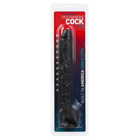 Fallo Extra Large 43cm Dick Rambone Cock Nero – Doc Johnson