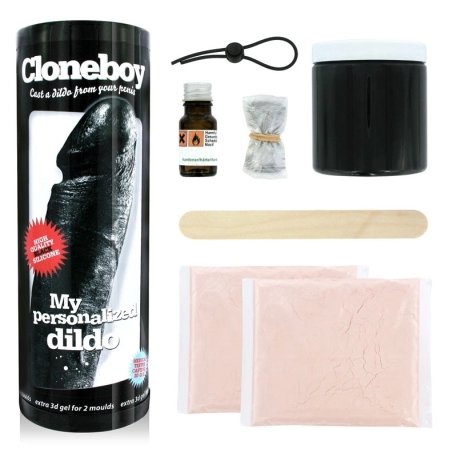 Cloneboy Dildo Kit Black - dildo to make yourself