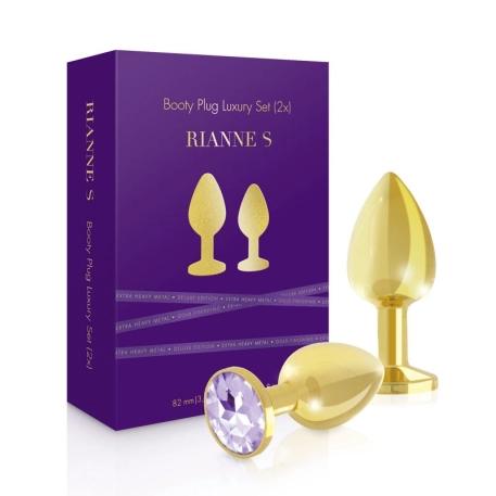 Rianne S Booty Plug Luxury Set -  Kit 2x Butt plug