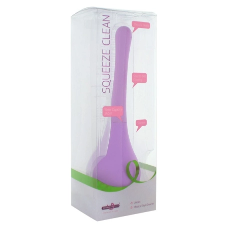 Poire de lavement Squeeze Clean 250ml Purple - Seven Creations