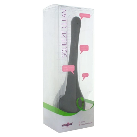 Poire de lavement Squeeze Clean 250ml Noire - Seven Creations