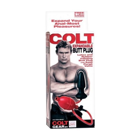 Plug anale gonfiabile Latex - Colt Expandable Butt Plug