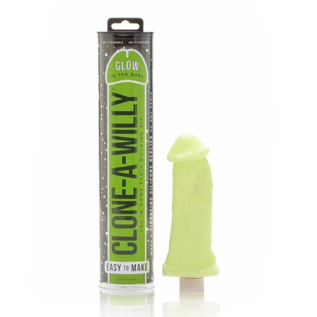 Clone A Willy Glow-in-the-Dark Vert - Kit moulage pénis