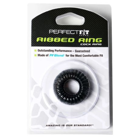Ribbed Ring Black - PerfectFit