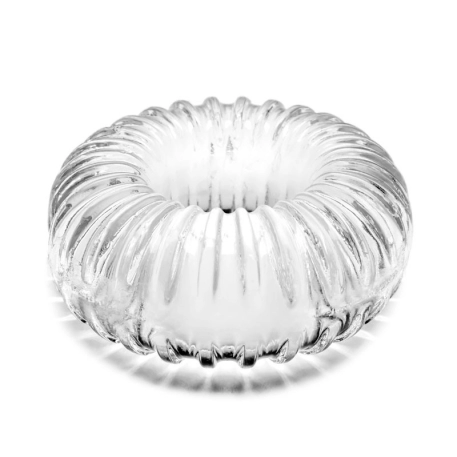 Anello fallico Ribbed Ring Clear - PerfectFit