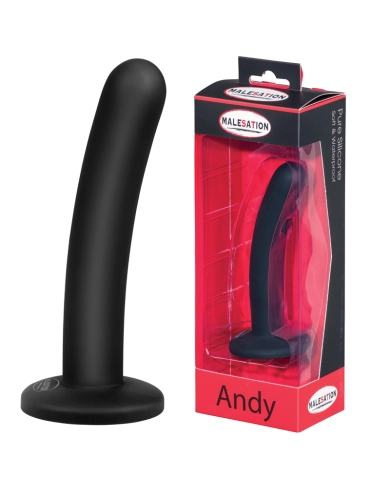 Silicon Dildo Andy Black - Malesation Silicon Dildo Andy Black - Malesation