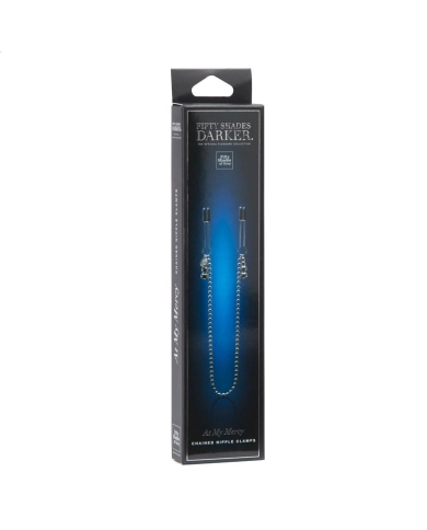 Pinze per capezzoli con catenella Darker At My Mercy – Fifty Shades of Grey Pinze per capezzoli con catenella Darker At My Mercy – Fifty Shades of Grey