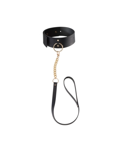 Collier BDSM Maze Wide Chocker Noir - Bijoux Indiscrets Collier BDSM Maze Wide Chocker Noir - Bijoux Indiscrets