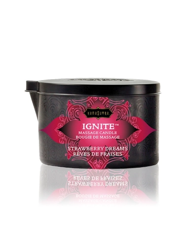 Bougie de massage Kamasutra Rêves de Fraise 170gr