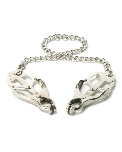 Butterfly Nipple Clamps with chain Monarch - Master Series
