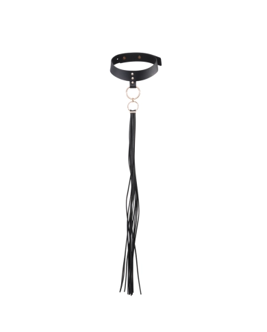 Collier de soumission Maze Tassel Chocker Noir - Bijoux Indiscrets