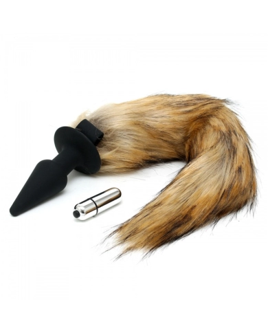 Plug anale silicone Fox Tail
