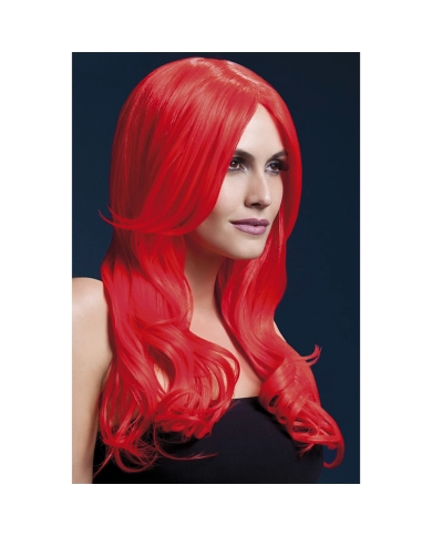 Perruque longue rouge Khloe – Fever