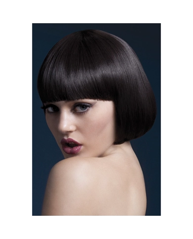 Perruque Mia brune 25 cm – Fever