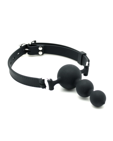 Gag with anal beads - Rimba