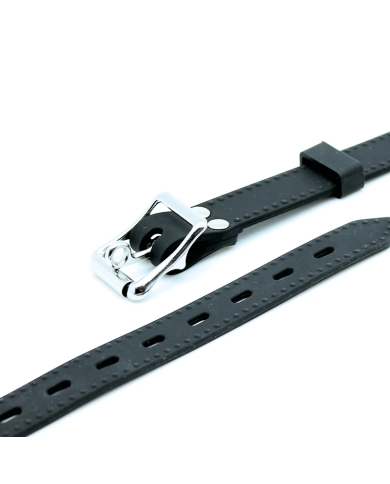 Ball Gag avec chapelet anal en silicone - Rimba