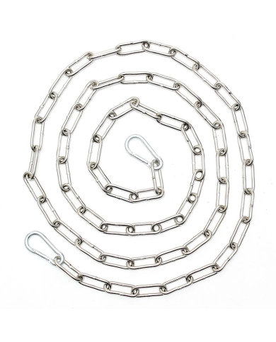 Ketten (2 m.) - geschweizt mit 2 Karabinerhaken