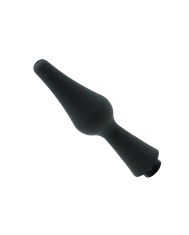 Canule de douche en silicone avec plug anal - Rimba