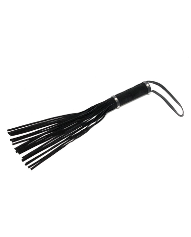Frustino BDSM in pelle scamosciata Nero - Rimba Frustino BDSM in pelle scamosciata Nero - Rimba