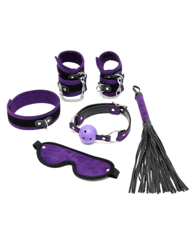 Principianti BDSM Kit violet (6 pezzi) - Rimba