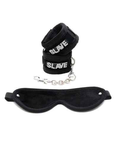 Soft BDSM Kit SLAVE Schwarz (3-teilig) - Rimba Soft BDSM Kit SLAVE Schwarz (3-teilig) - Rimba