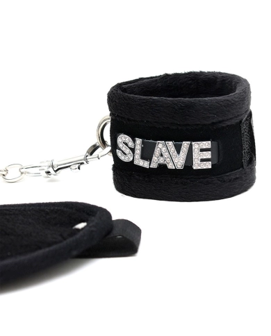 Soft BDSM Kit SLAVE Schwarz (3-teilig) - Rimba Soft BDSM Kit SLAVE Schwarz (3-teilig) - Rimba