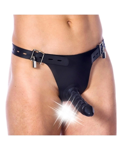 Chastity belt for man with hollow penis - Rimba