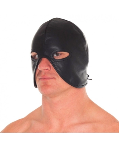 Masque de bourreau BDSM en cuir (unisex) - Rimba