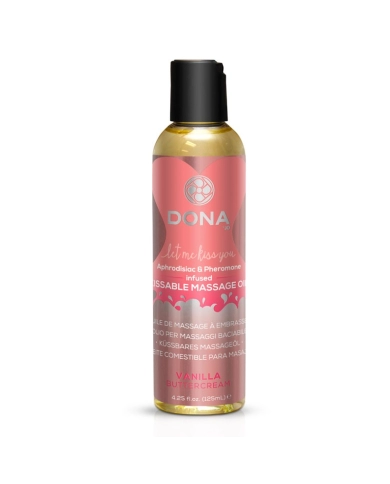 Kissable Massage Oil "Vanilla Buttercream" - Dona Kissable Massage Oil "Vanilla Buttercream" - Dona